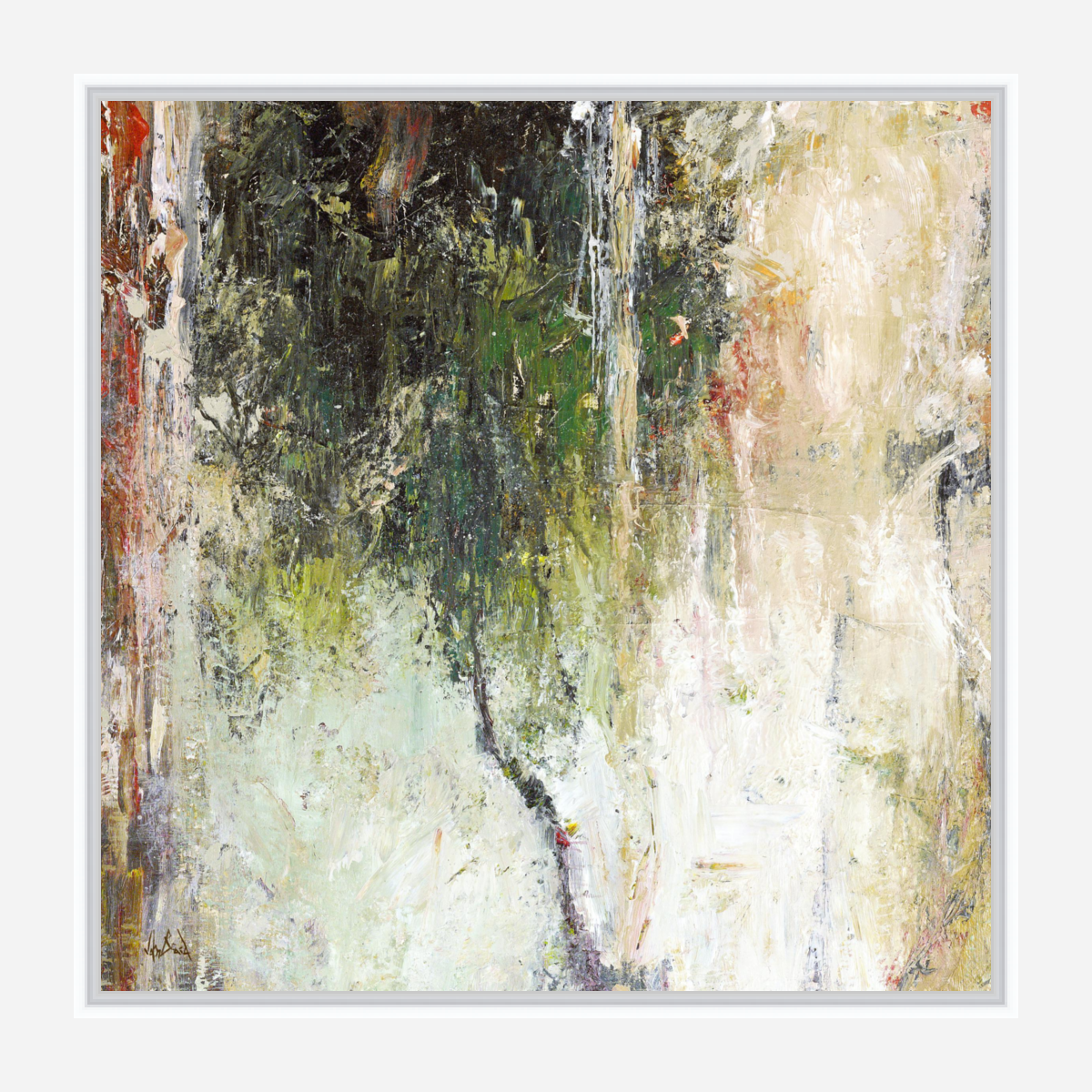 Abstract Tree Artist Enhanced Canvas Print
