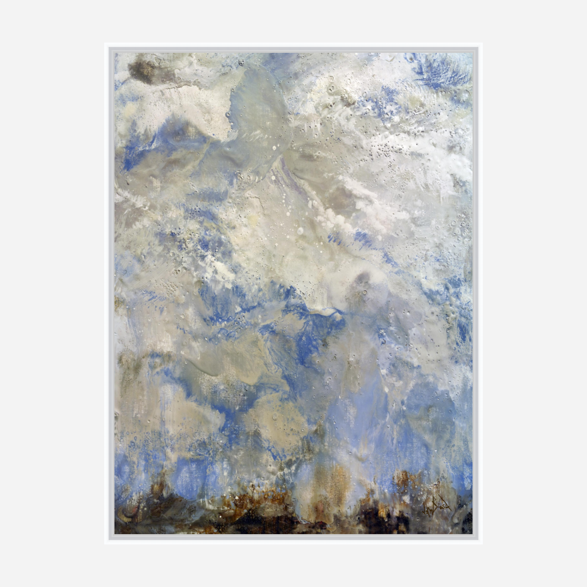 Nothing but Blue Sky Artist Enhanced Canvas Print