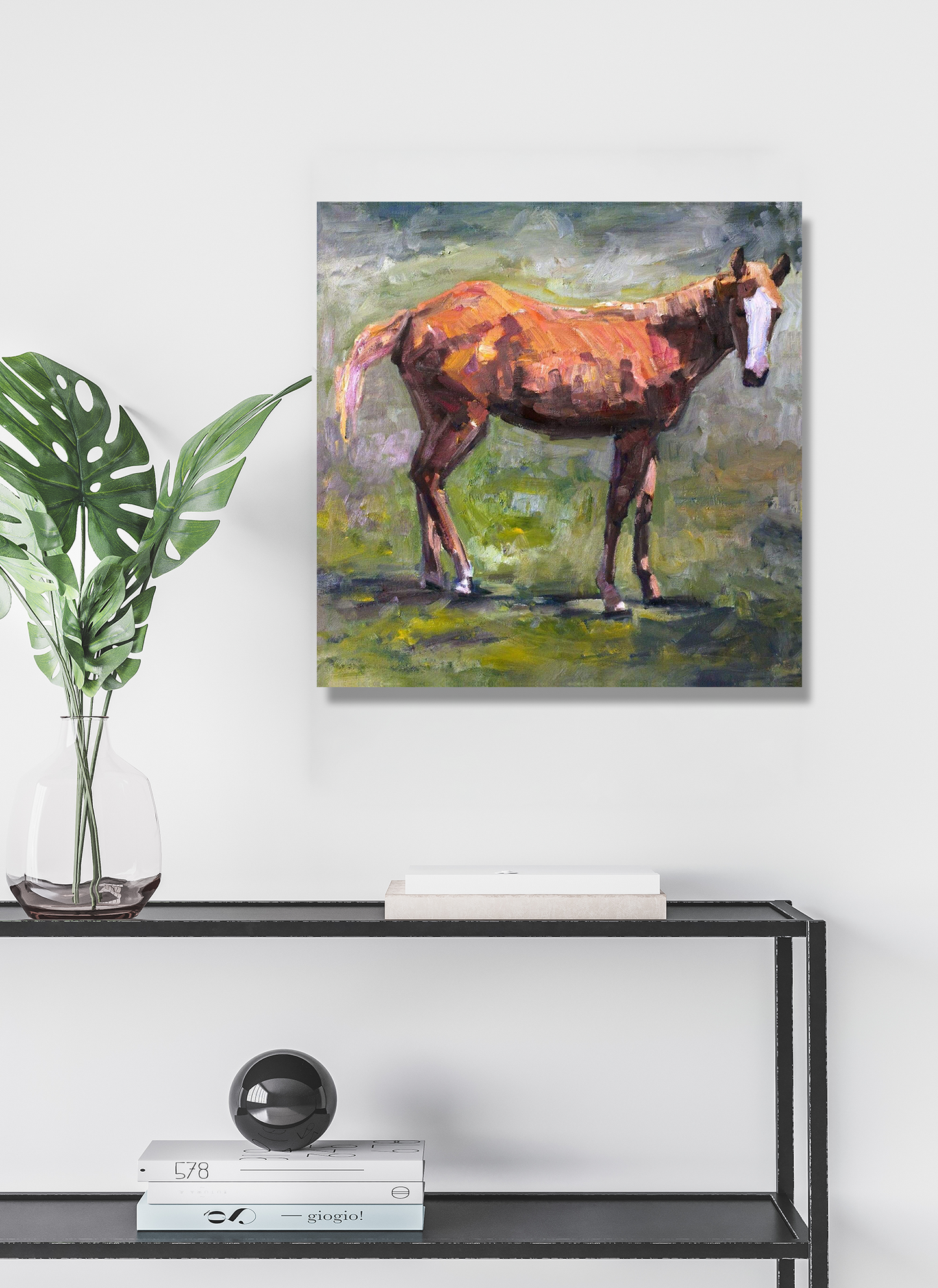 Foal Artist Enhanced Canvas Print