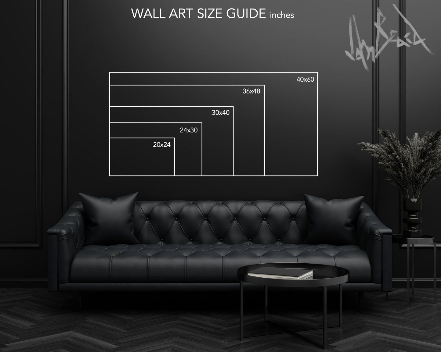 Gray on White II Glossy Poster Print