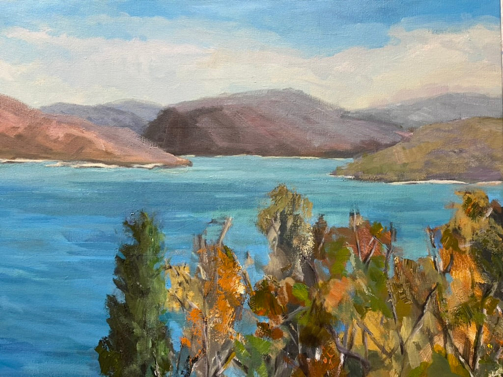 Cabin View Original by John Beard, 30x76