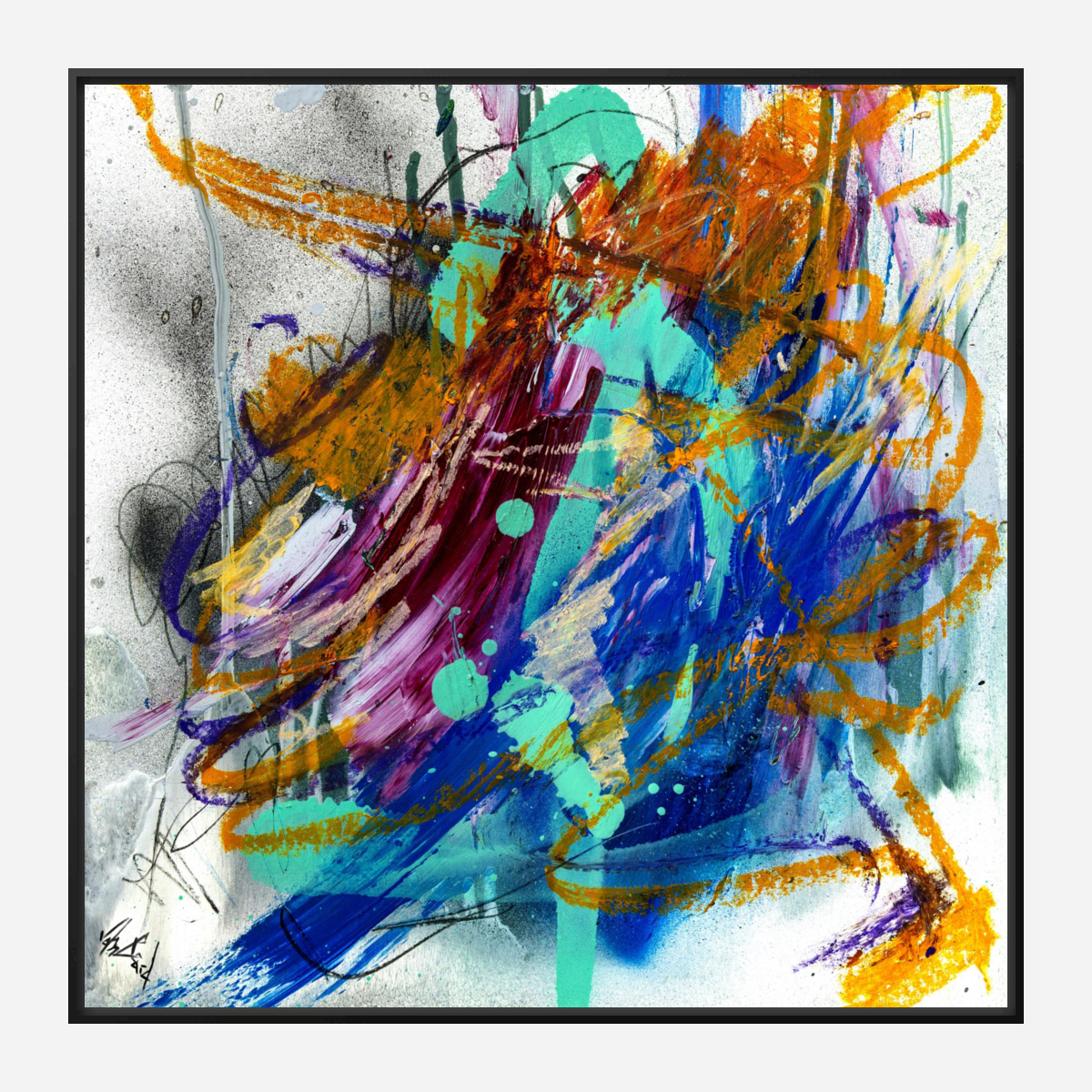 Agate Artist Enhanced Canvas Print