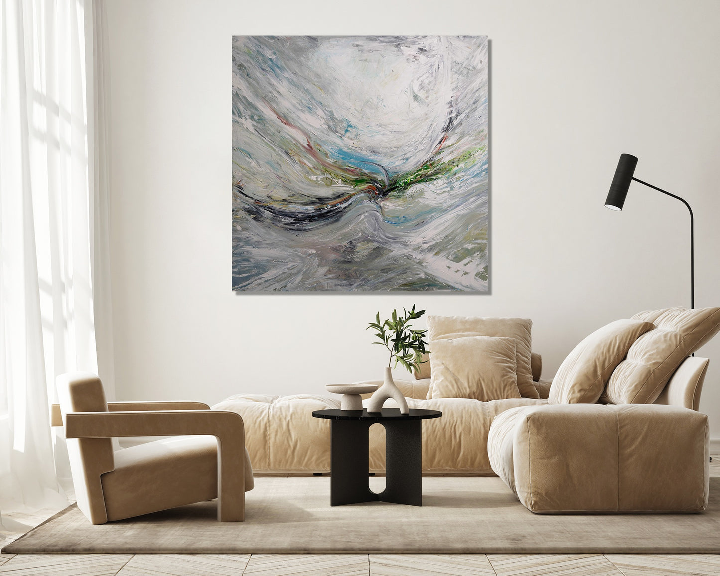 Air High Gloss Metal Print