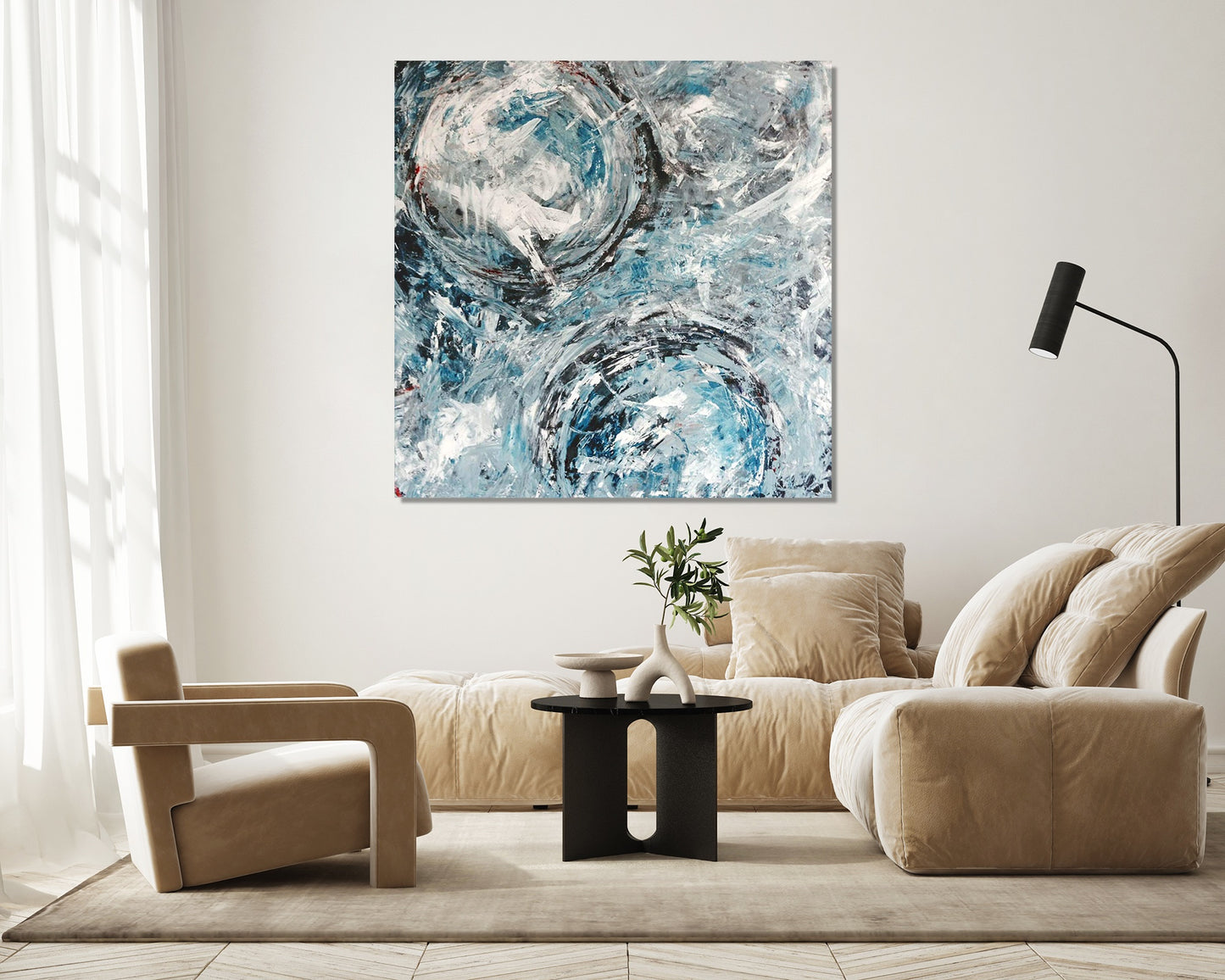 Aqua Azul I Fine Art Paper Print