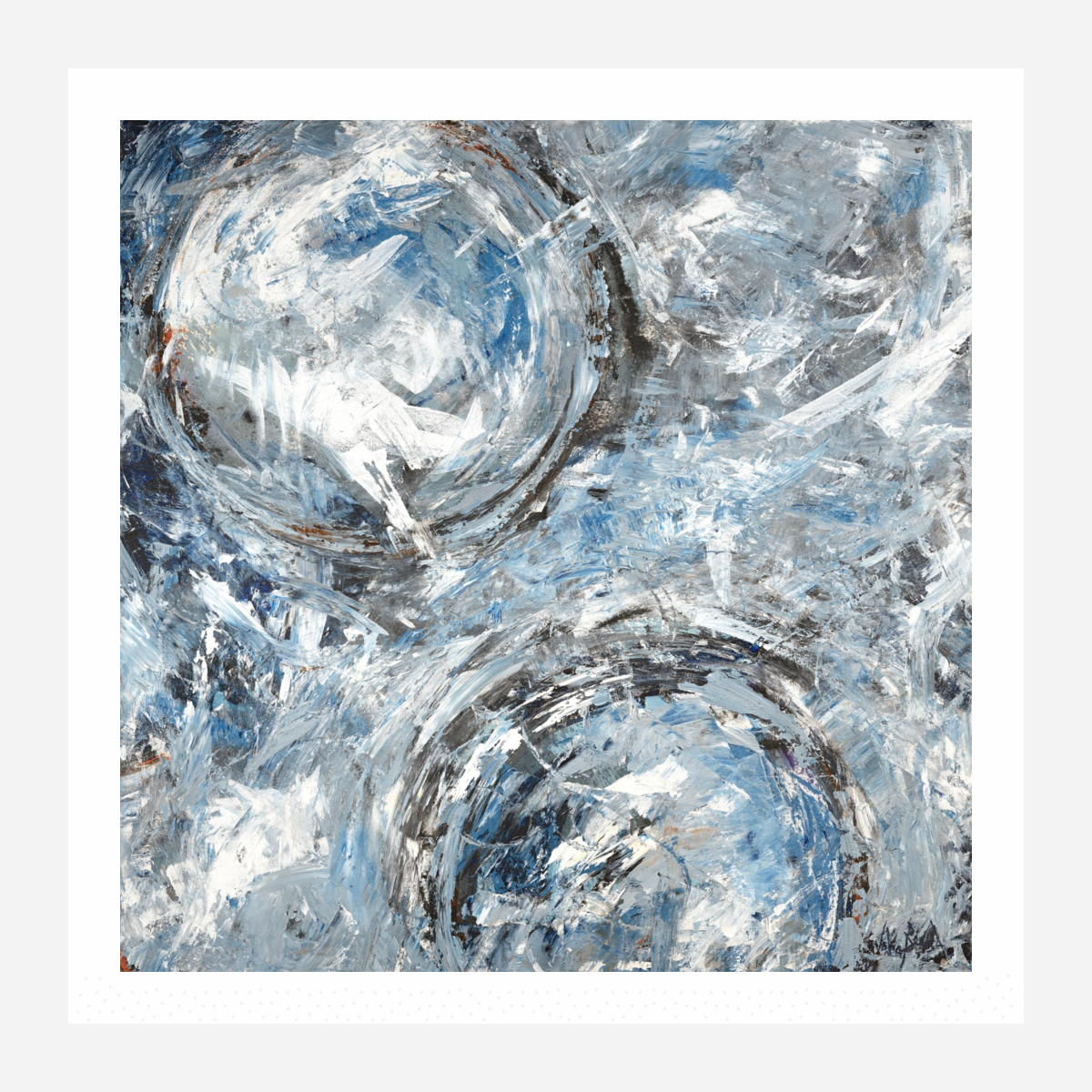 Aqua Azul I Fine Art Paper Print