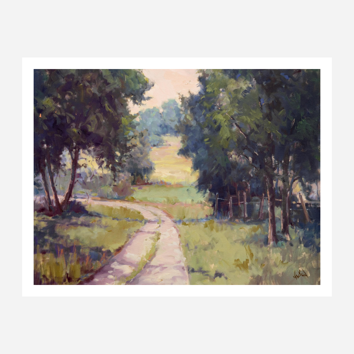 Around the Bend Fine Art Paper Print