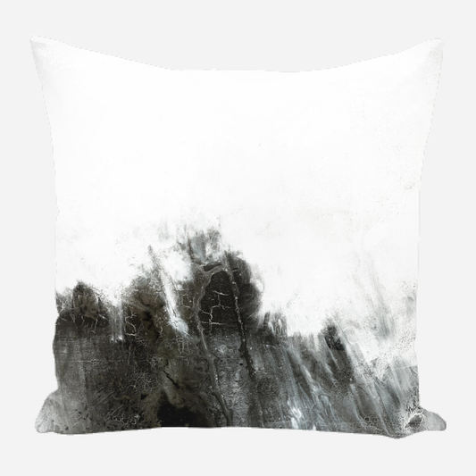 Black and Gray I Pillow