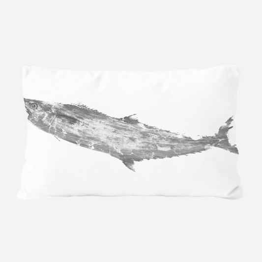 Black and White Mackerel Pillow