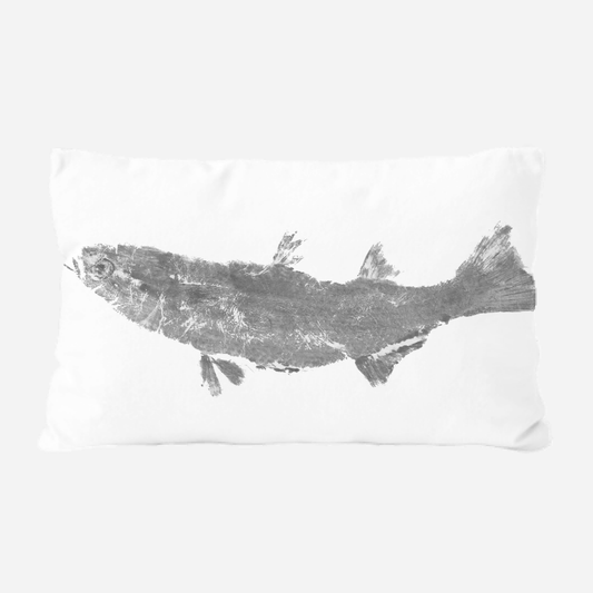 Black and White Mullet Pillow