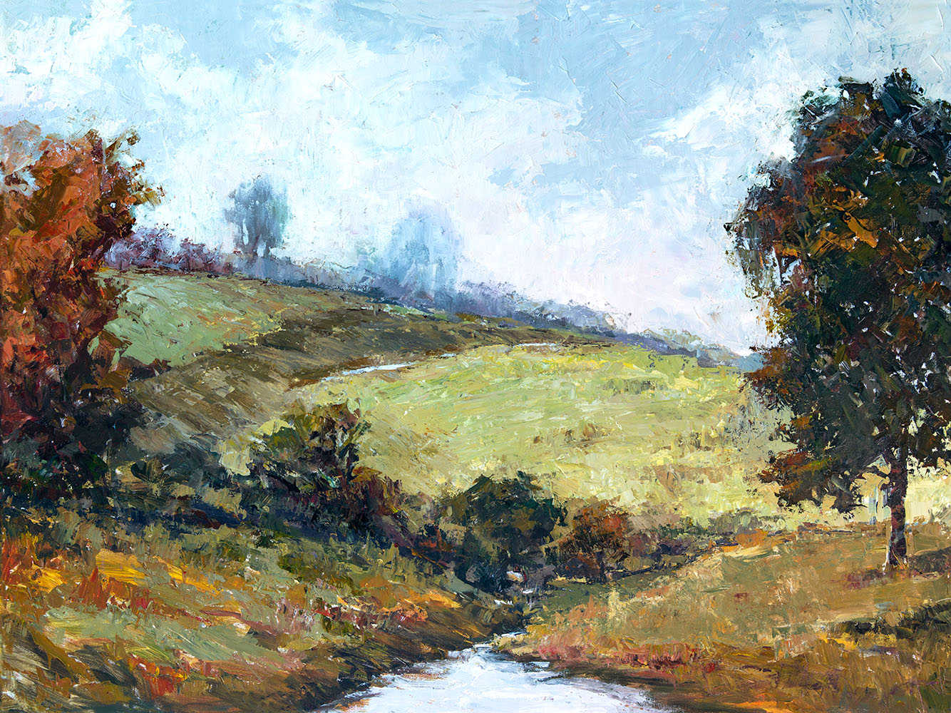 Babbling Brooke Original by John Beard, 36x48