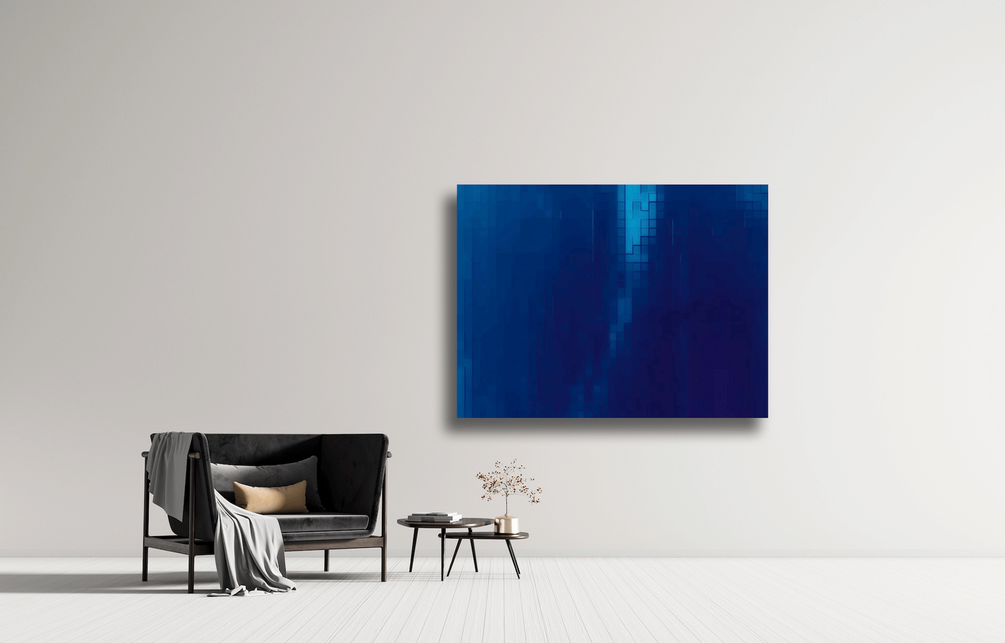 Baltic Blue High Gloss Metal Print