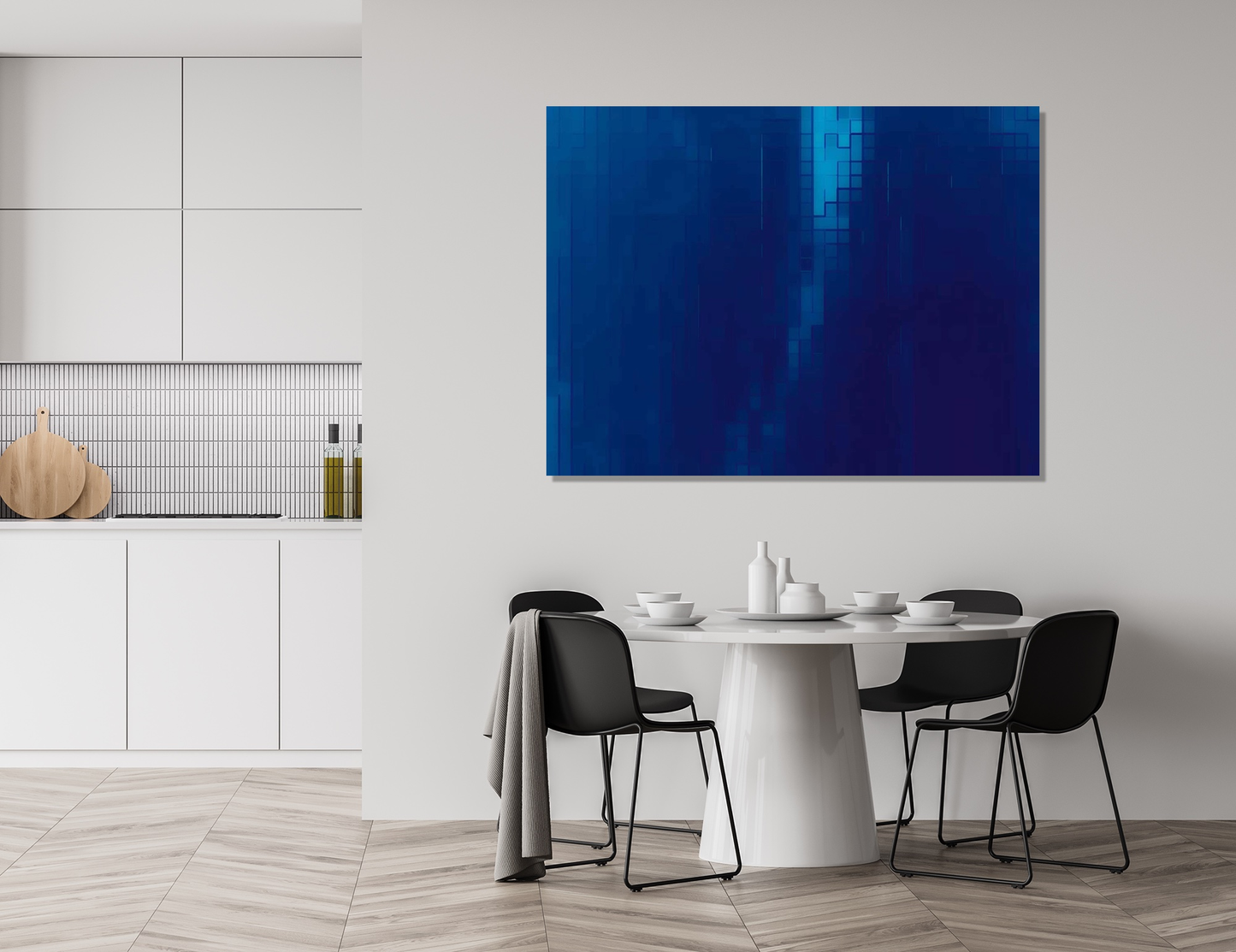 Baltic Blue High Gloss Metal Print