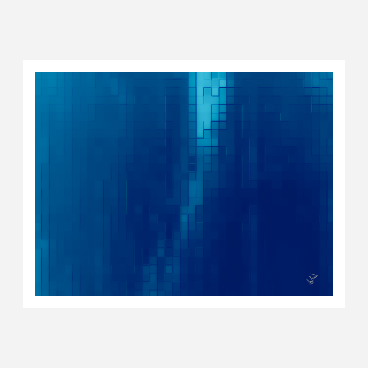 Baltic Blue Fine Art Paper Print