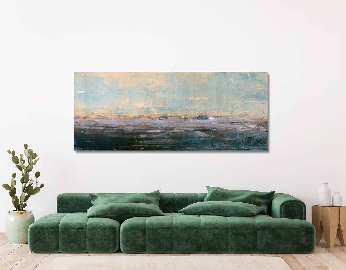 Beyond The Shore Glossy Poster Print