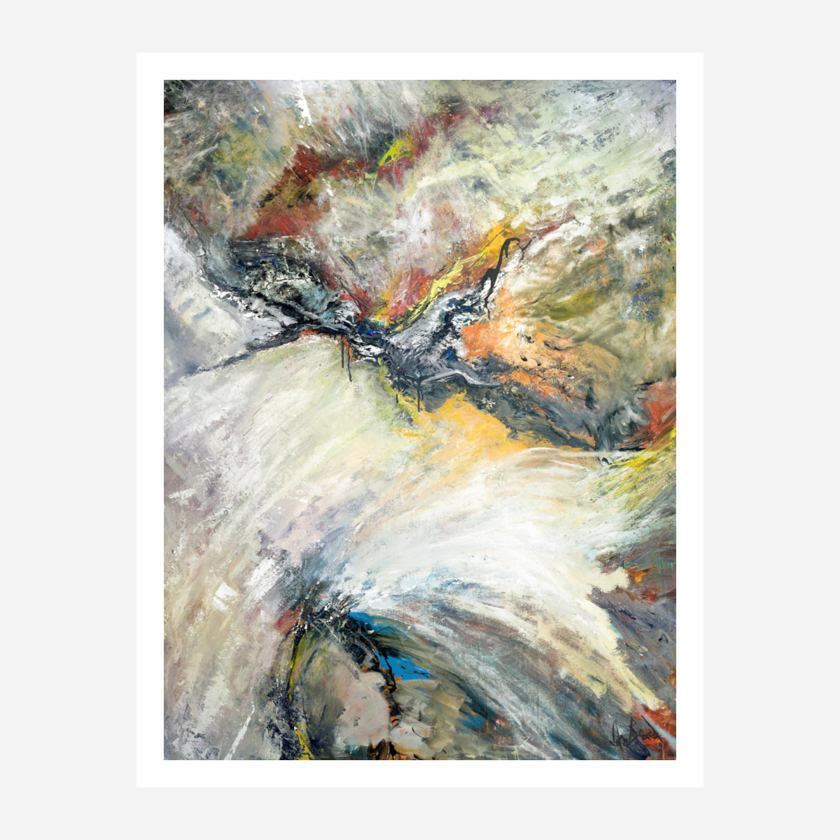 Bird in Flight Fine Art Paper Print