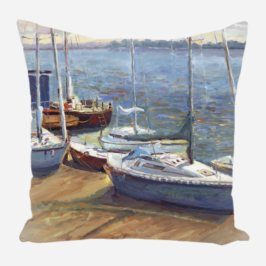 Boats of Borge Pillow
