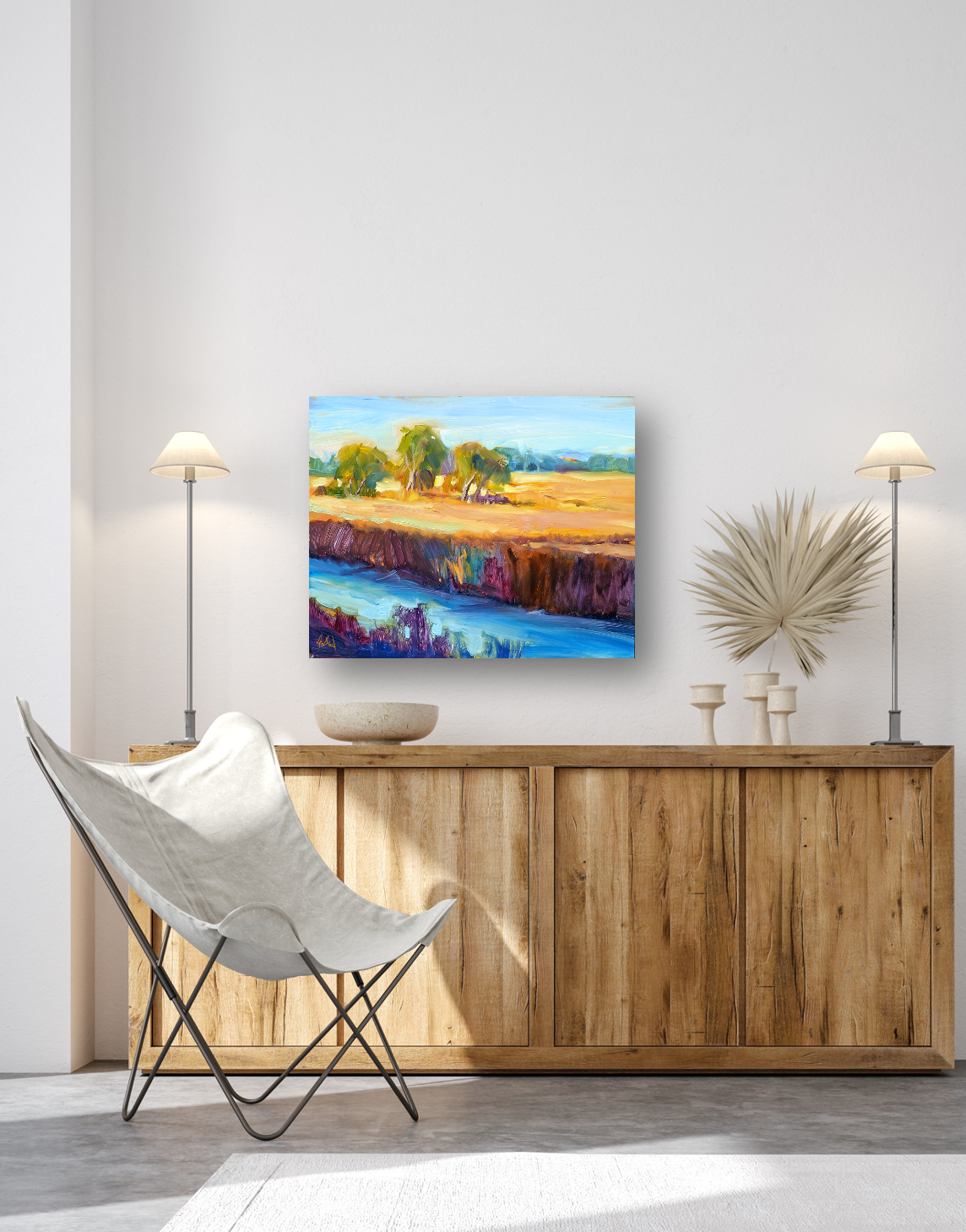 Charleston Marsh Artist Enhanced Canvas Print