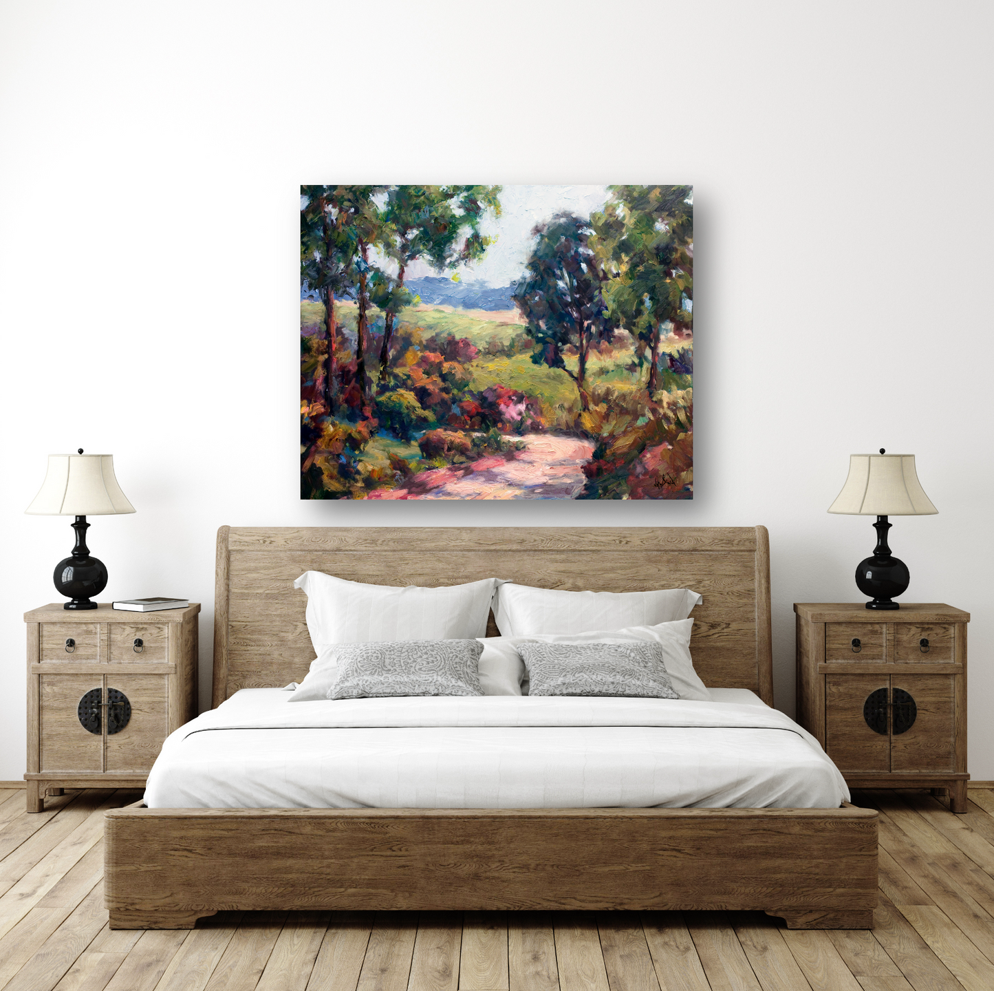 Country Curve Artist Enhanced Canvas Print