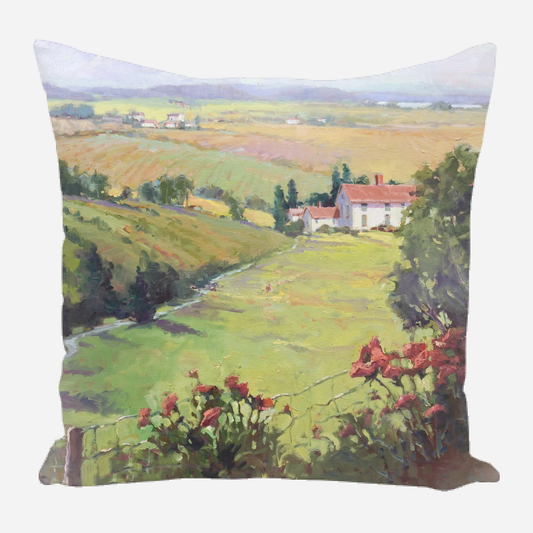 Countryside in France Pillow