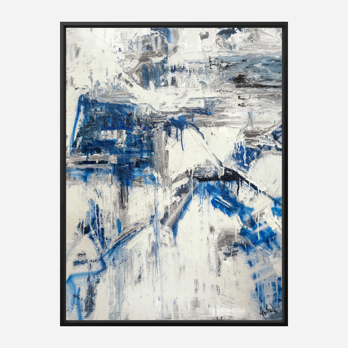 Crushed Velvet Artist Enhanced Canvas Print