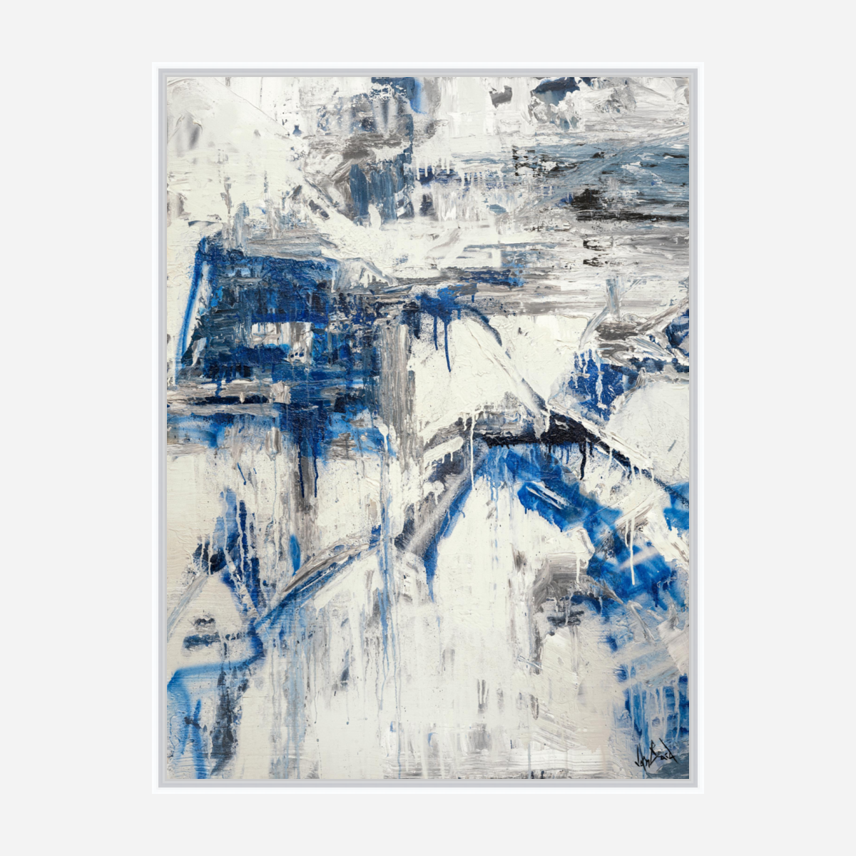 Crushed Velvet Artist Enhanced Canvas Print