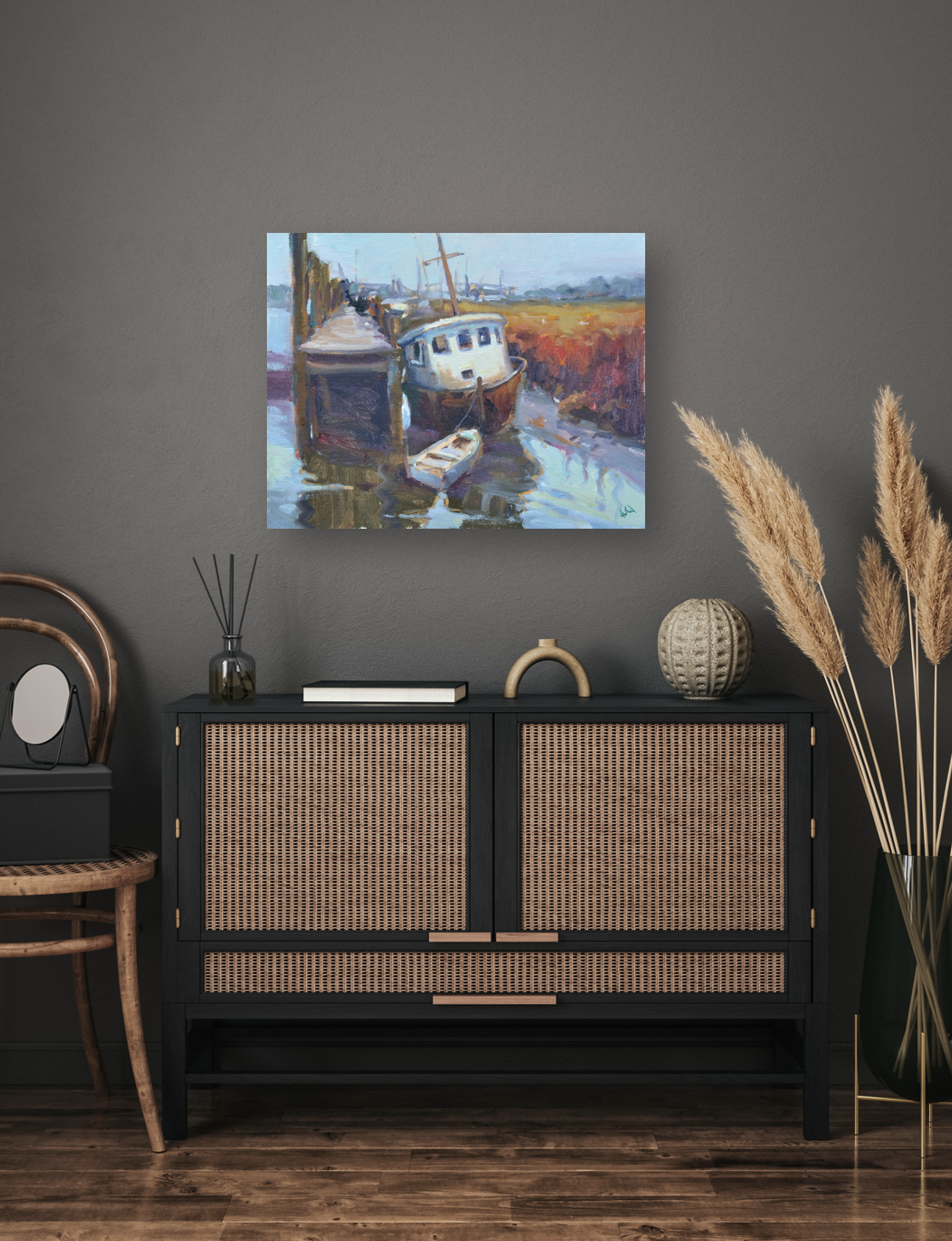 Dingy Artist Enhanced Canvas Print