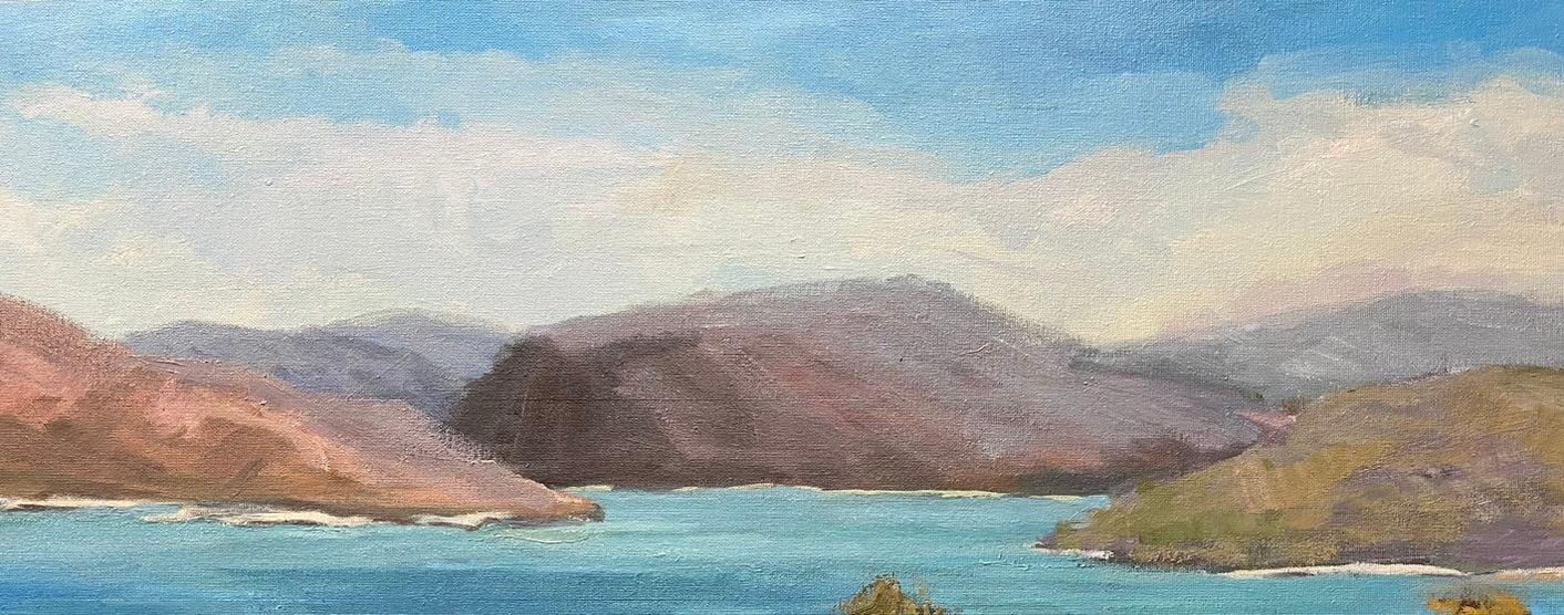 Cabin View Original by John Beard, 30x76