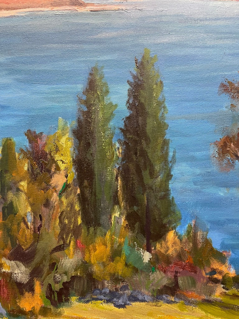 Cabin View Original by John Beard, 30x76