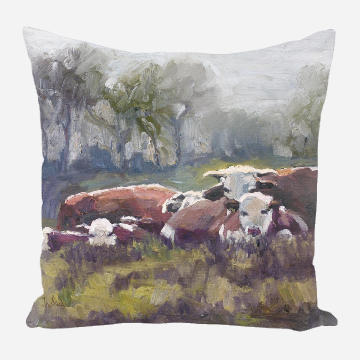 Five Cows Pillow