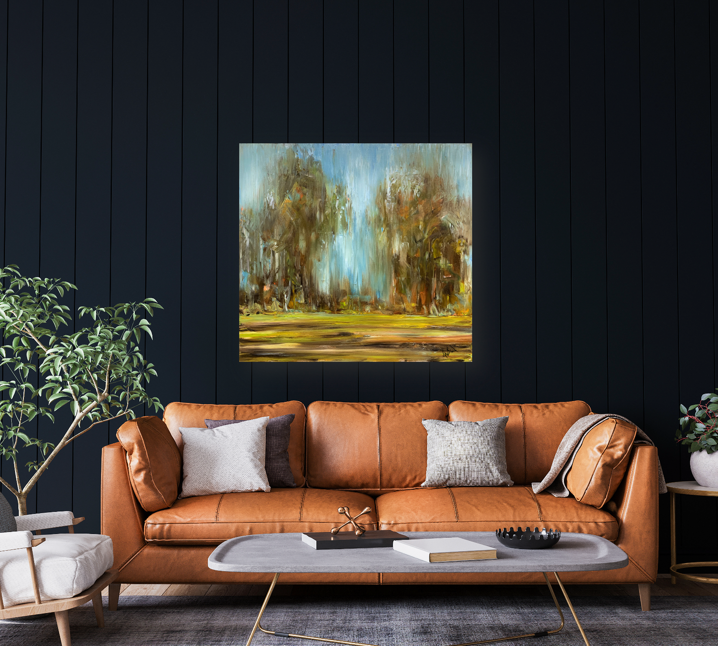 Forest Edge Artist Canvas Enhanced Print