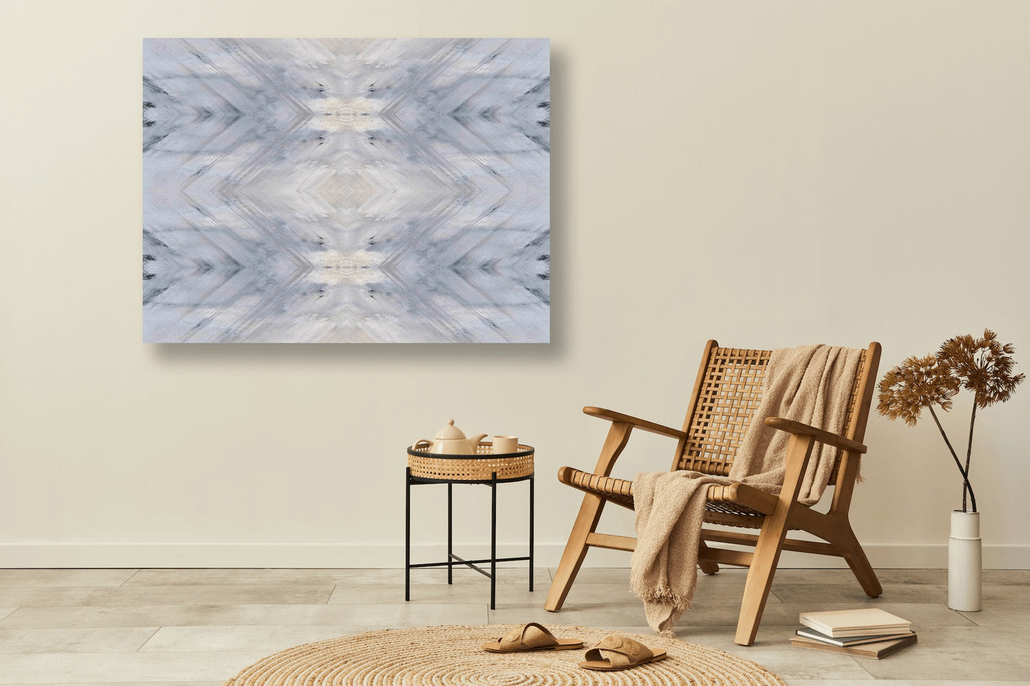 Geode High Gloss Metal Print