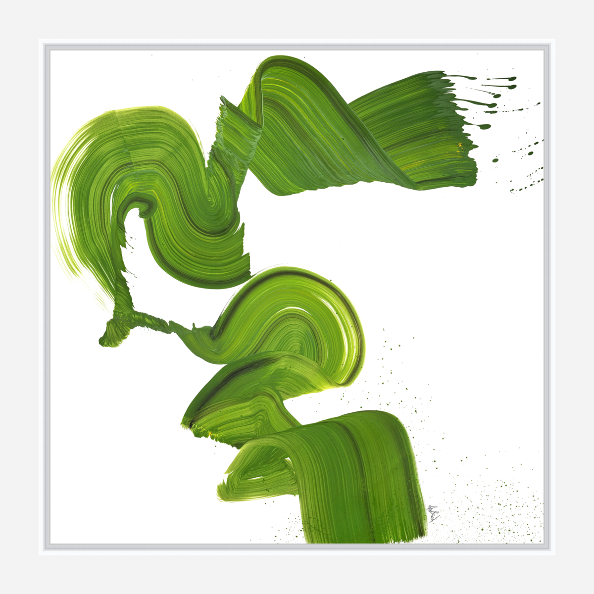 Green Machine Artist Enhanced Canvas Print