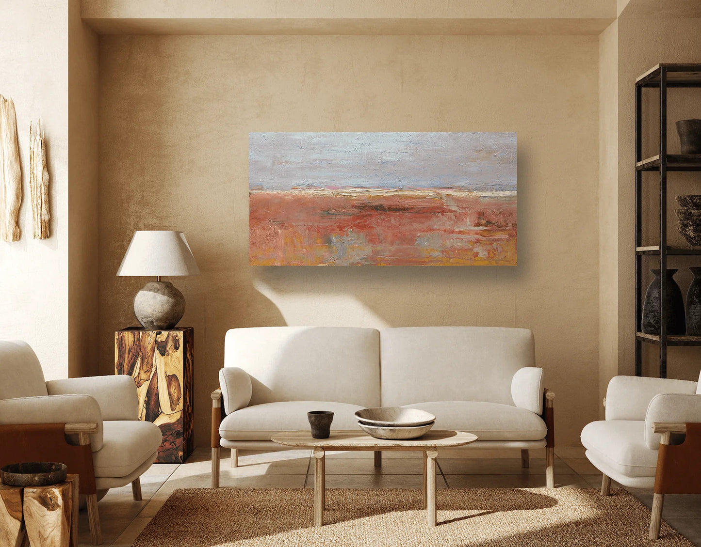 Hot Plains High Gloss Metal Print