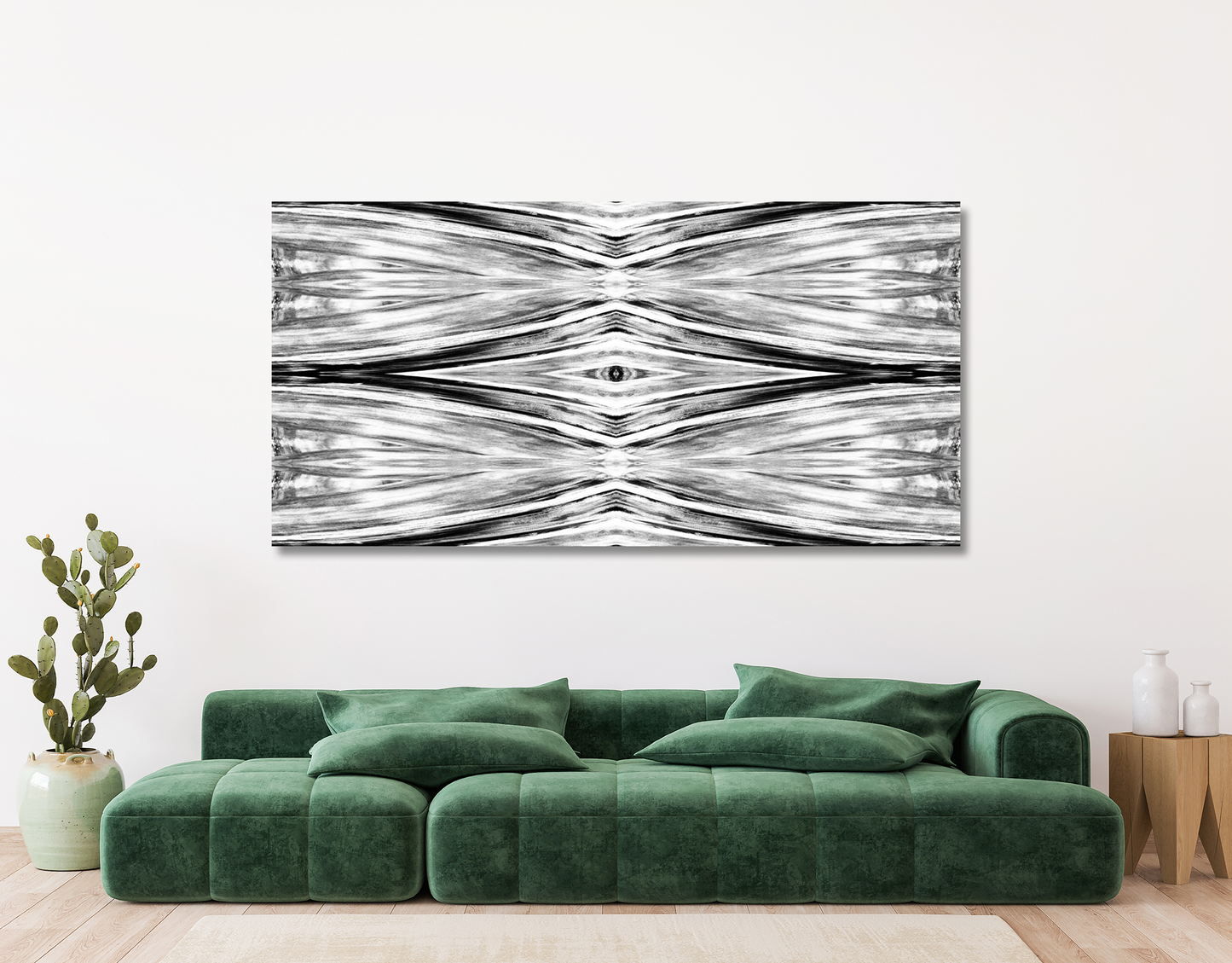 Ikat Glossy Poster Print