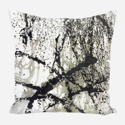 Ink Wax Paint III Pillow