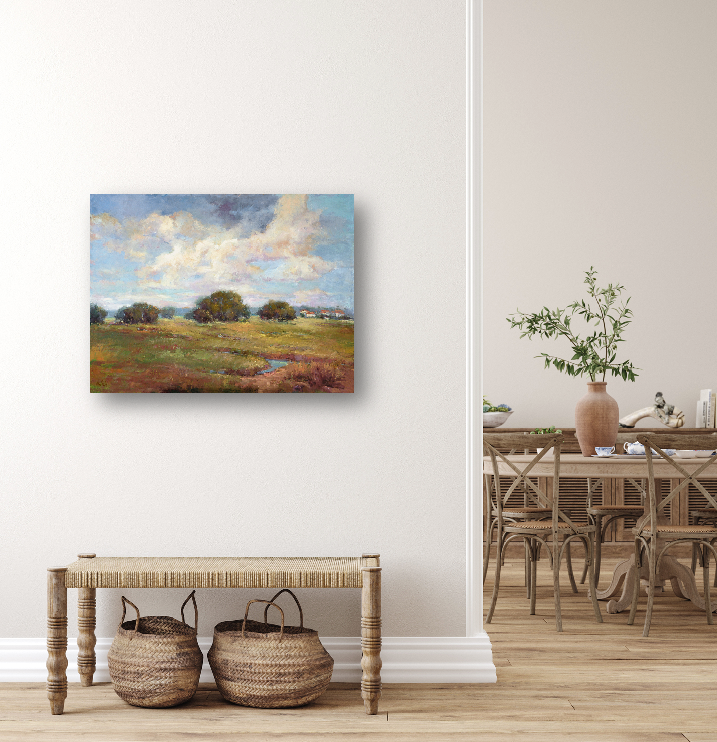 Jekyl Island Marsh Artist Enhanced Canvas Print