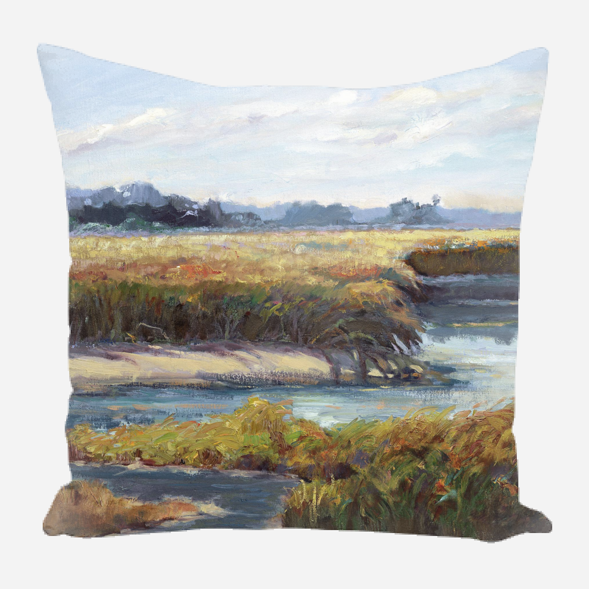 Kiawah Marsh Waterland Pillow