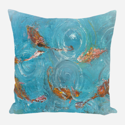 Koi Pond Pillow