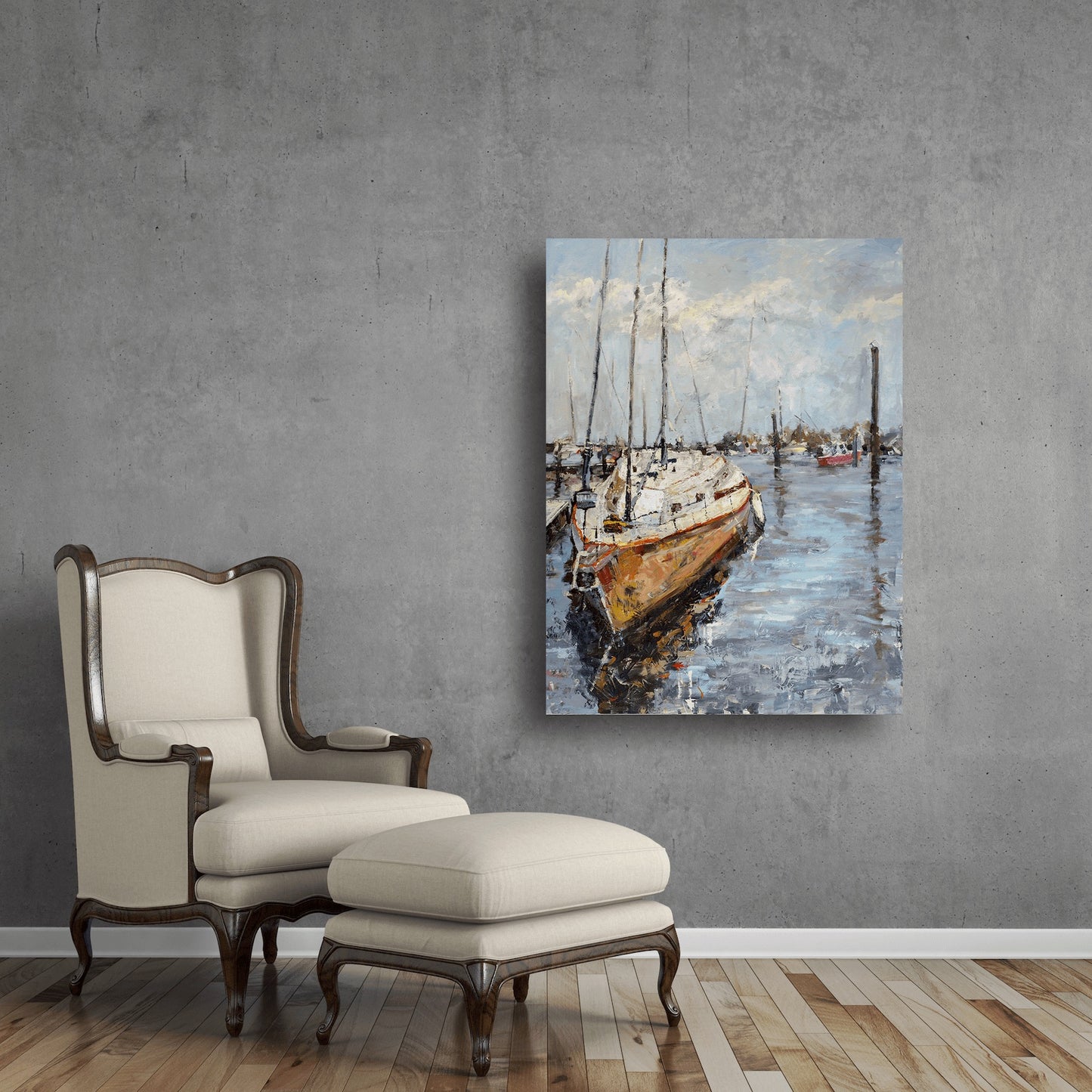 Let Go and Sail Glossy Poster Print