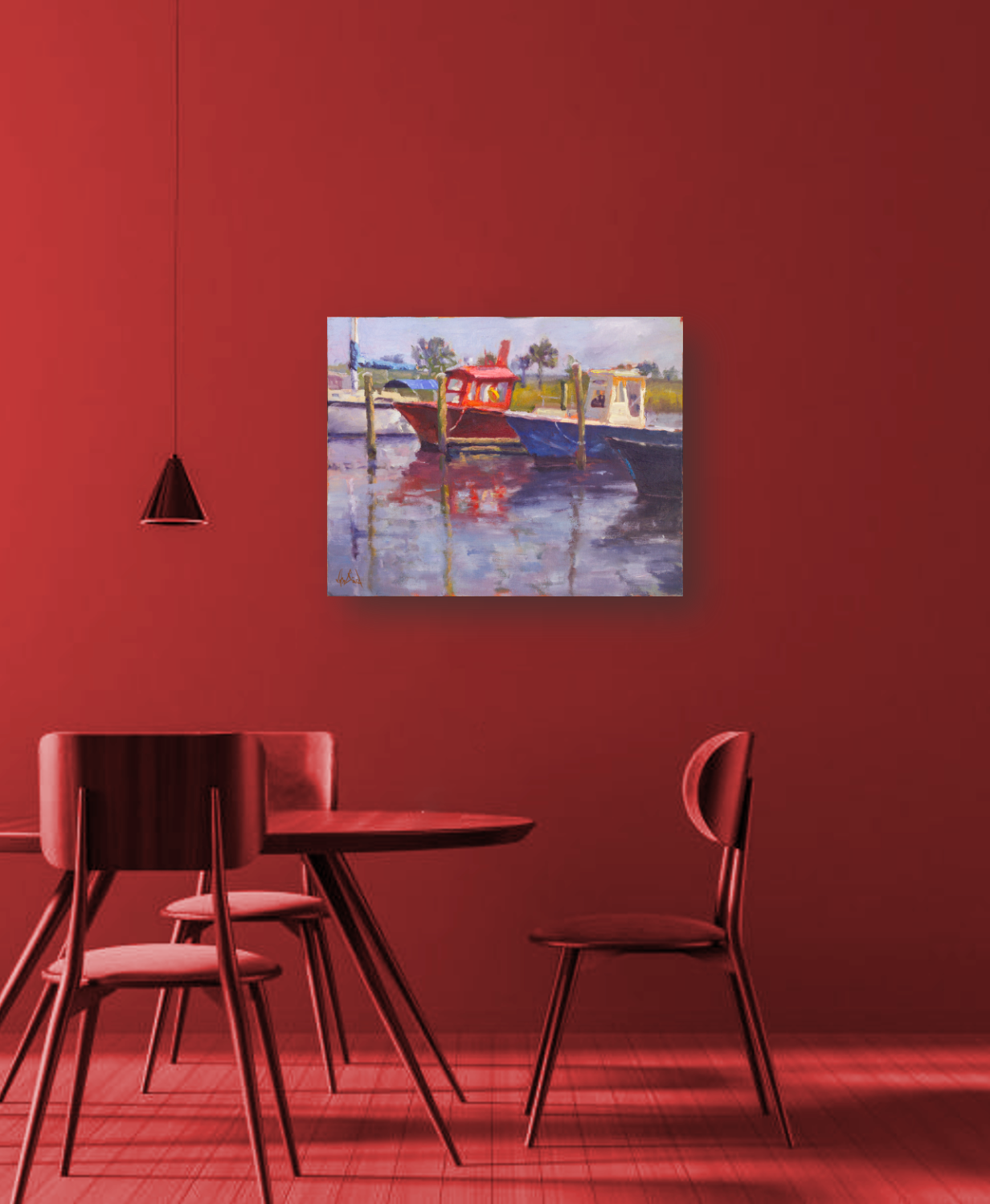 Lil' Red Artist Enhanced Canvas Print