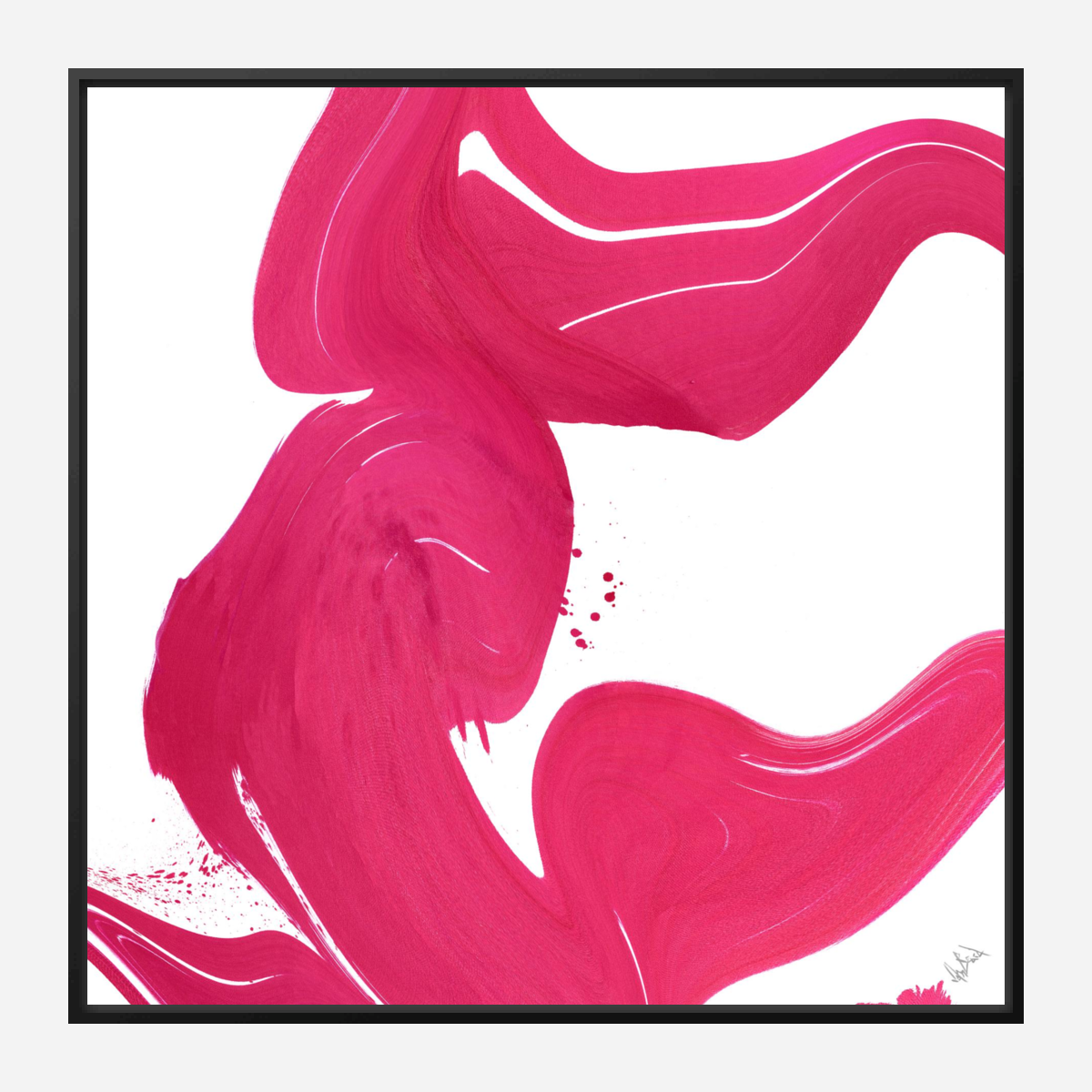 Lipstick Artist Enhanced Canvas Print