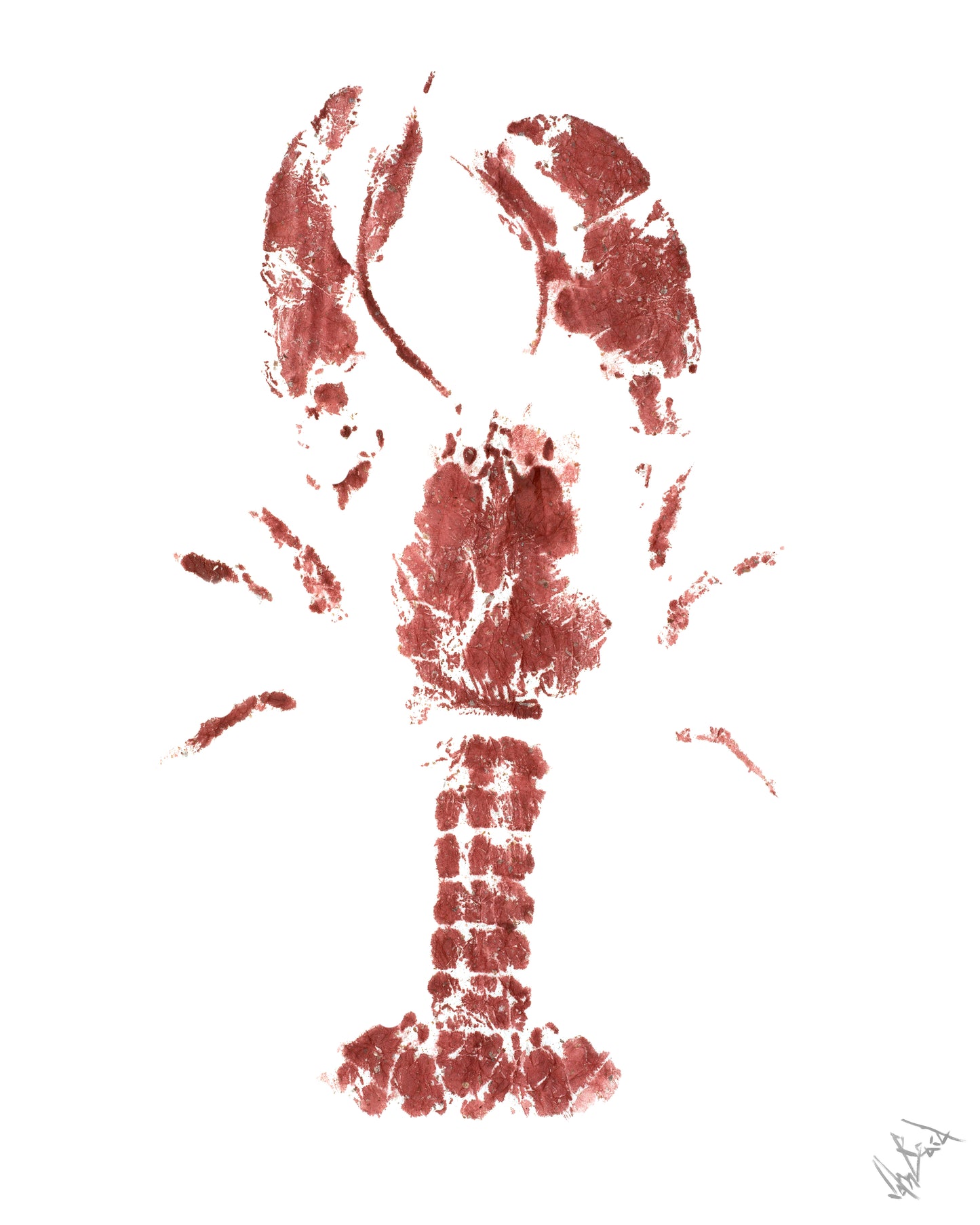 Lobster II High Gloss Metal Print