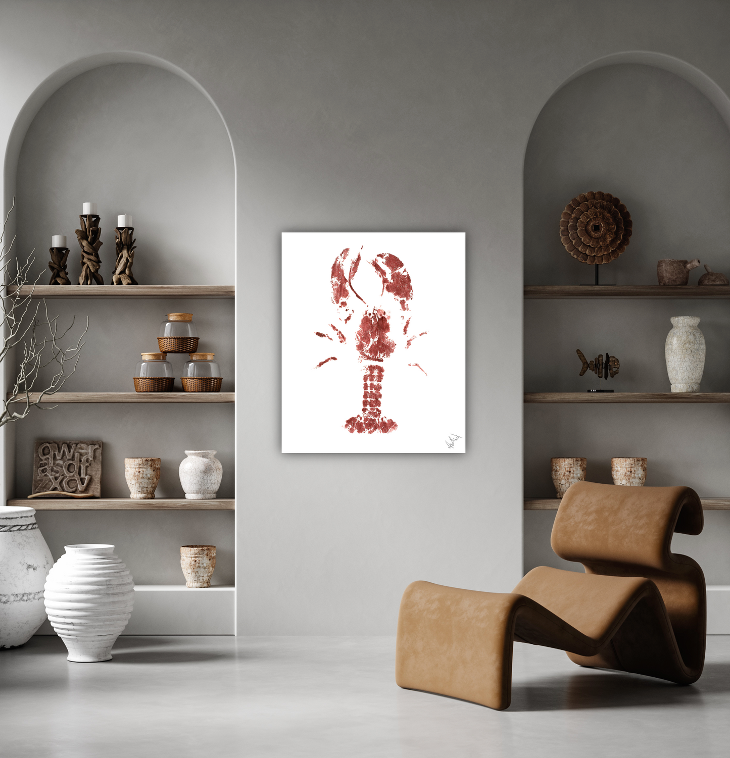 Lobster II Glossy Poster Print