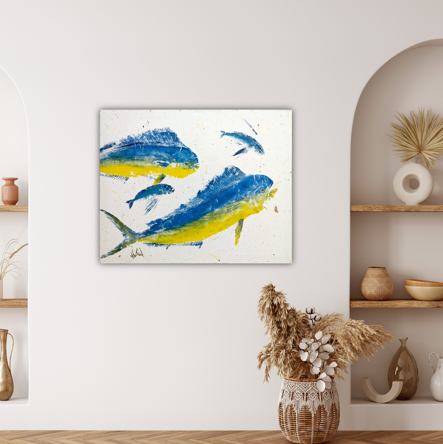 Mahi II High Gloss Metal Print