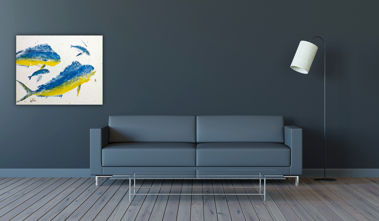 Mahi II High Gloss Metal Print