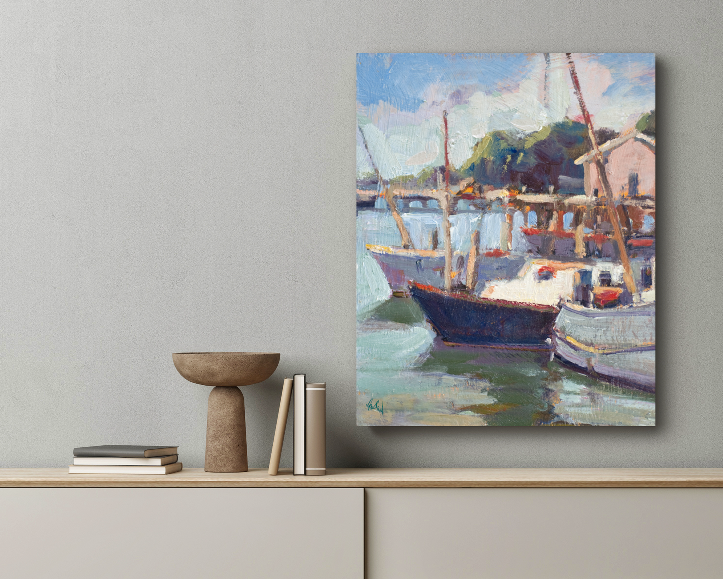 Marina Artist Enhanced Canvas Print