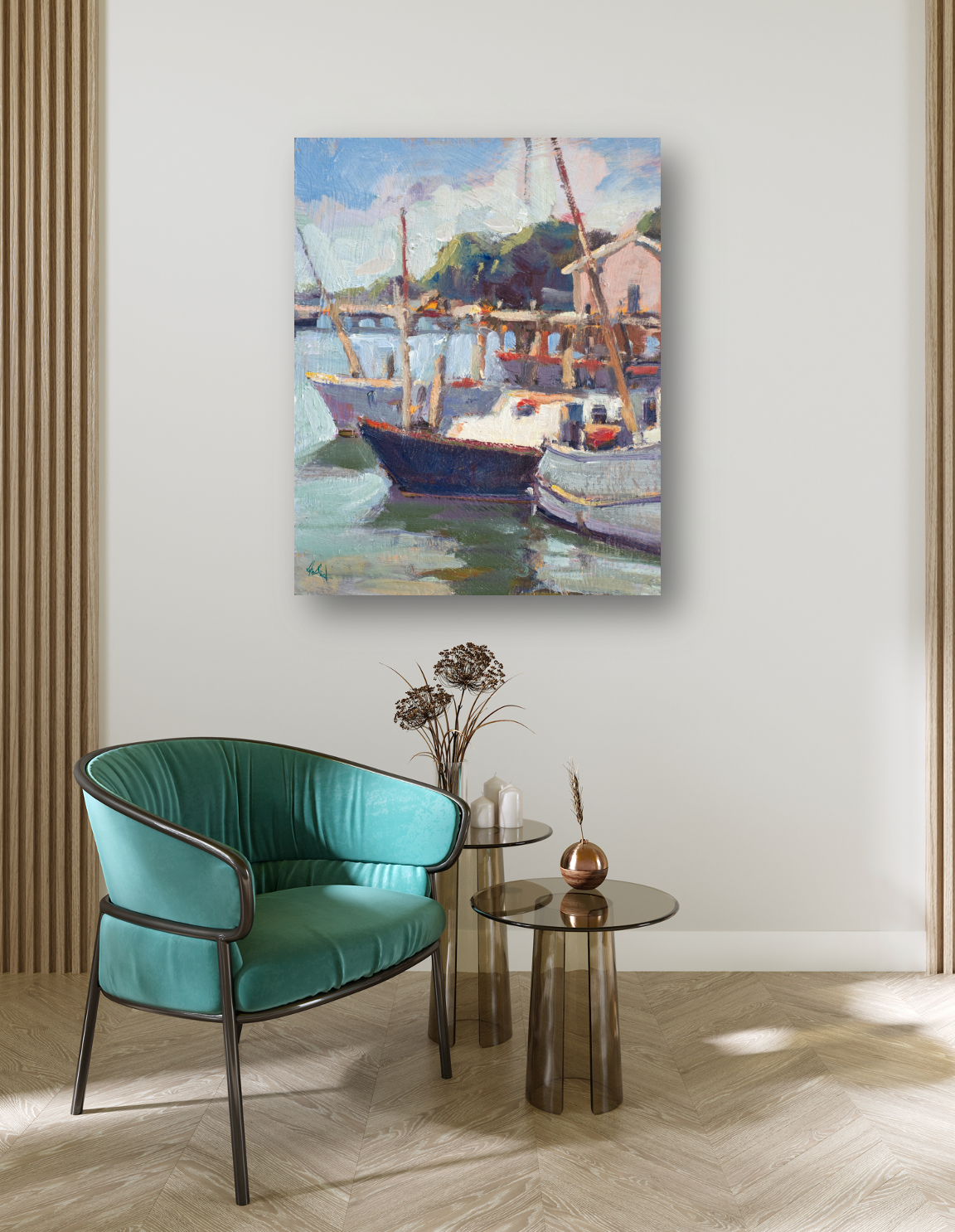 Marina Artist Enhanced Canvas Print