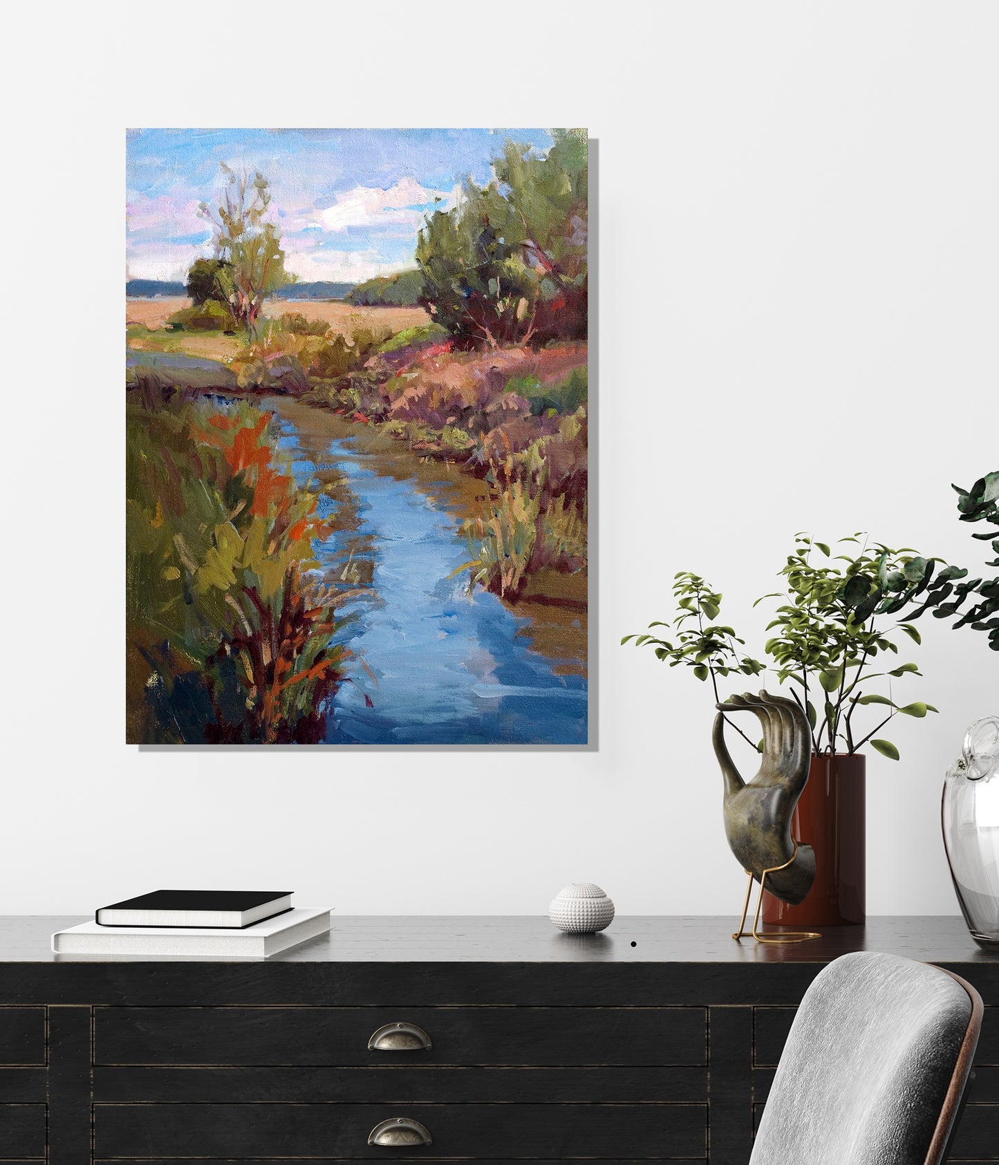 Marsh Colors Glossy Poster Print