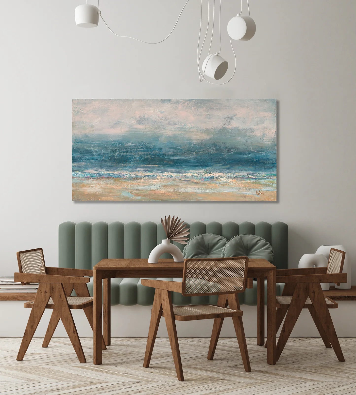 Merging Tide High Gloss Metal Print