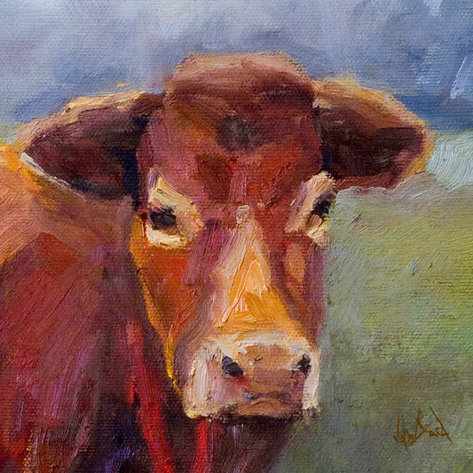 Moo Moo I Glossy Poster Print